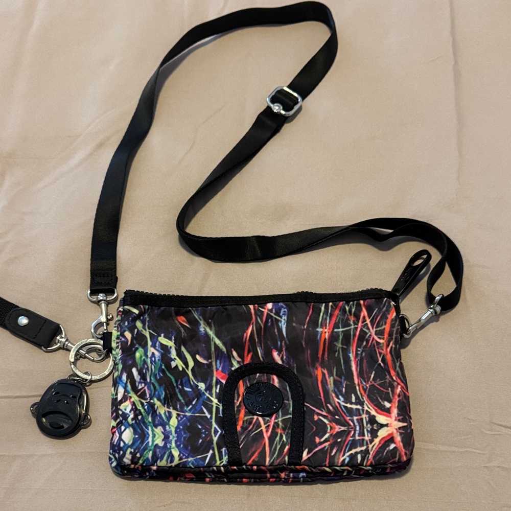 Kipling Multicolor Abstract Crossbody Bag